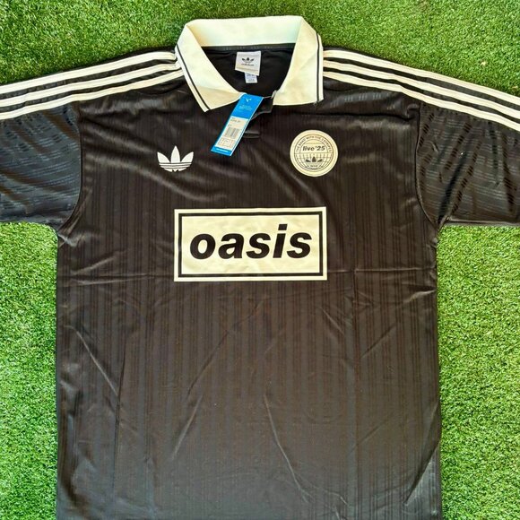 Oasis Black Tour Tshirt 2025 - Adidas Originals - Picture 1 of 5